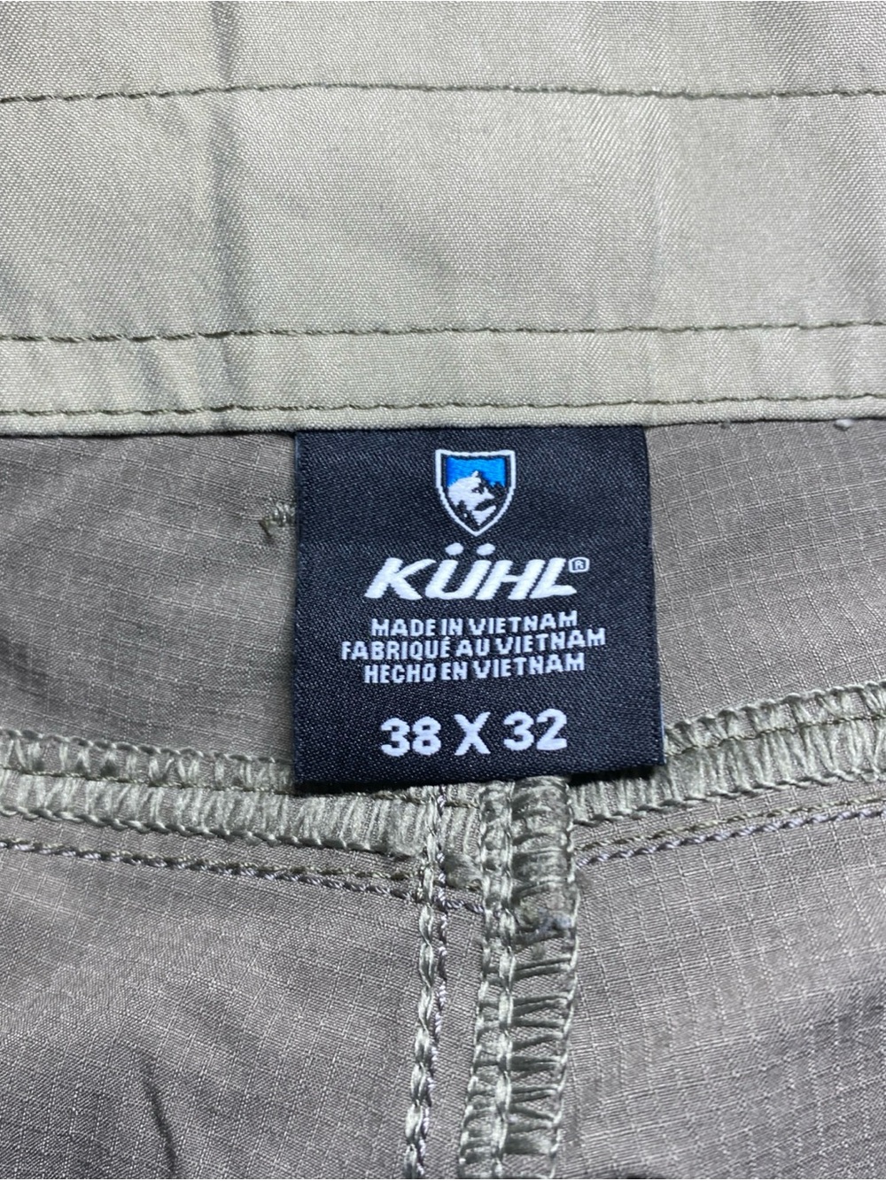 Kuhl SILENCR Ripstop Performance Pants Hiking Men 38x32 Beige Poly Stretch - Picture 2 of 8